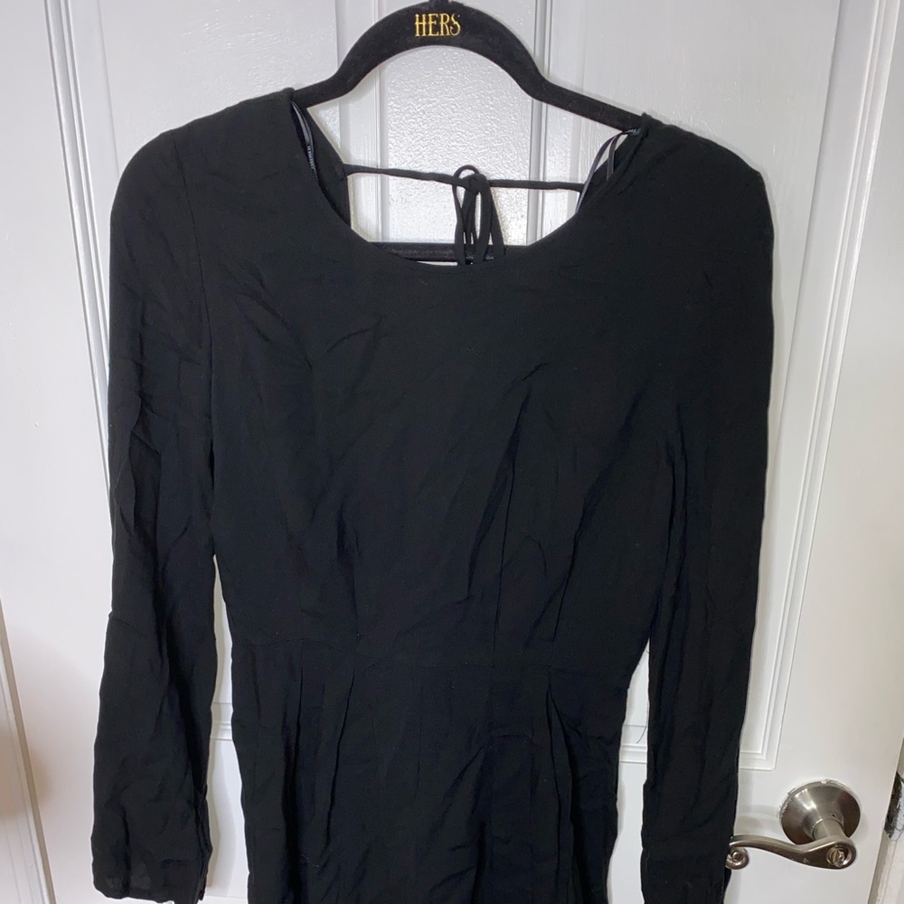 Black Romper, Cute Tie Back, Never Worn